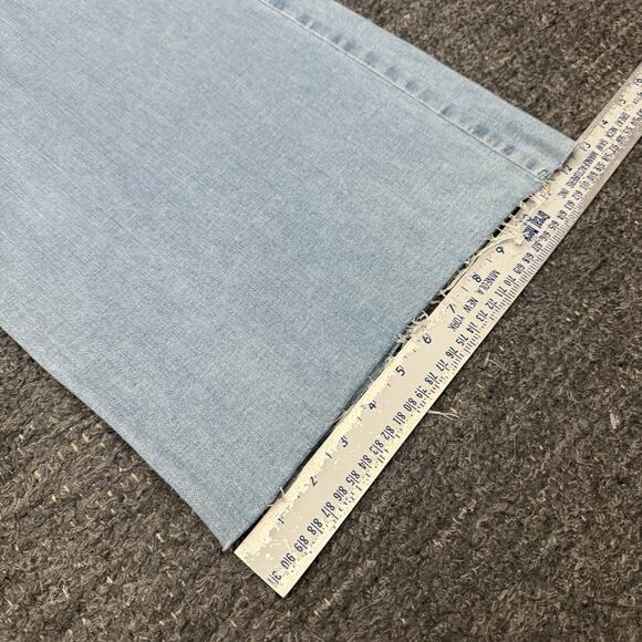 Rag & Bone Jeans Women 30 Serena High Rise Wide Leg Light Wash Raw Hem Denim - Picture 4 of 11